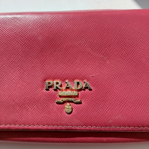 Authentic Prada Saffiano Large Wallet, Pink - Picture 4 of 16